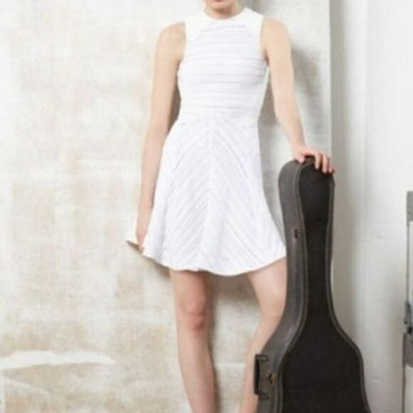 RAG & BONE White Basha Sleeveless Burnout Dress - Picture 16 of 16